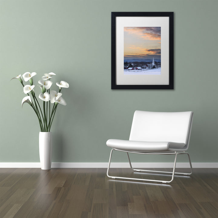 Michael Blanchette Photography Morning Glow Black Wooden Framed Art 18 x 22 Inches Image 2