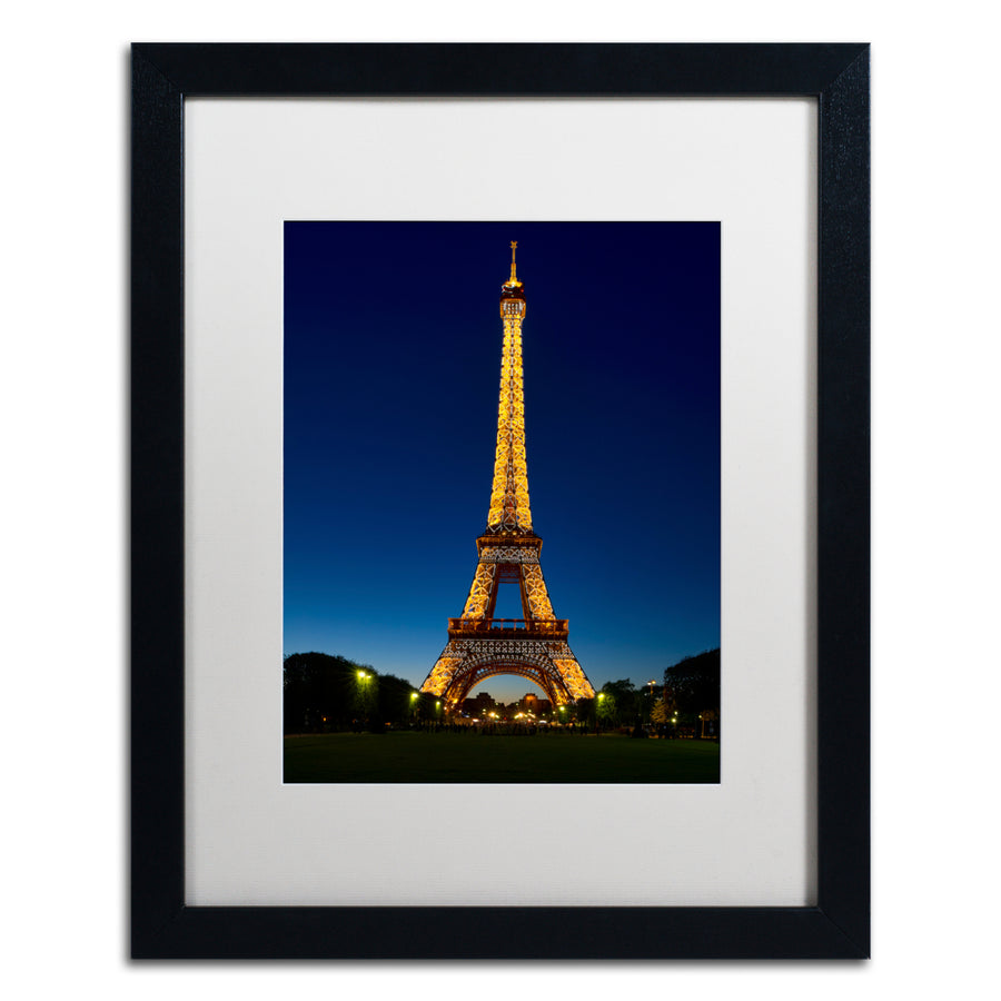 Michael Blanchette Photography Evening Light Show Black Wooden Framed Art 18 x 22 Inches Image 1