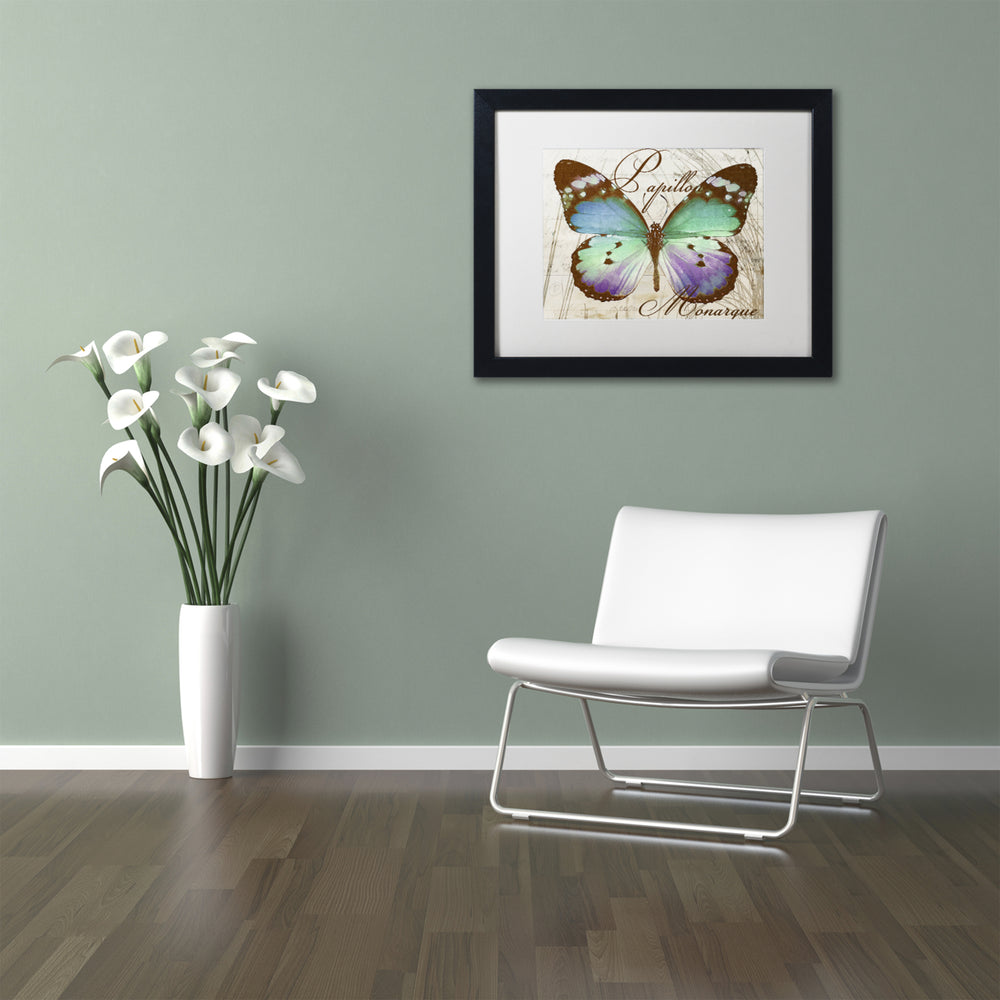 Color Bakery Papillon I Black Wooden Framed Art 18 x 22 Inches Image 2