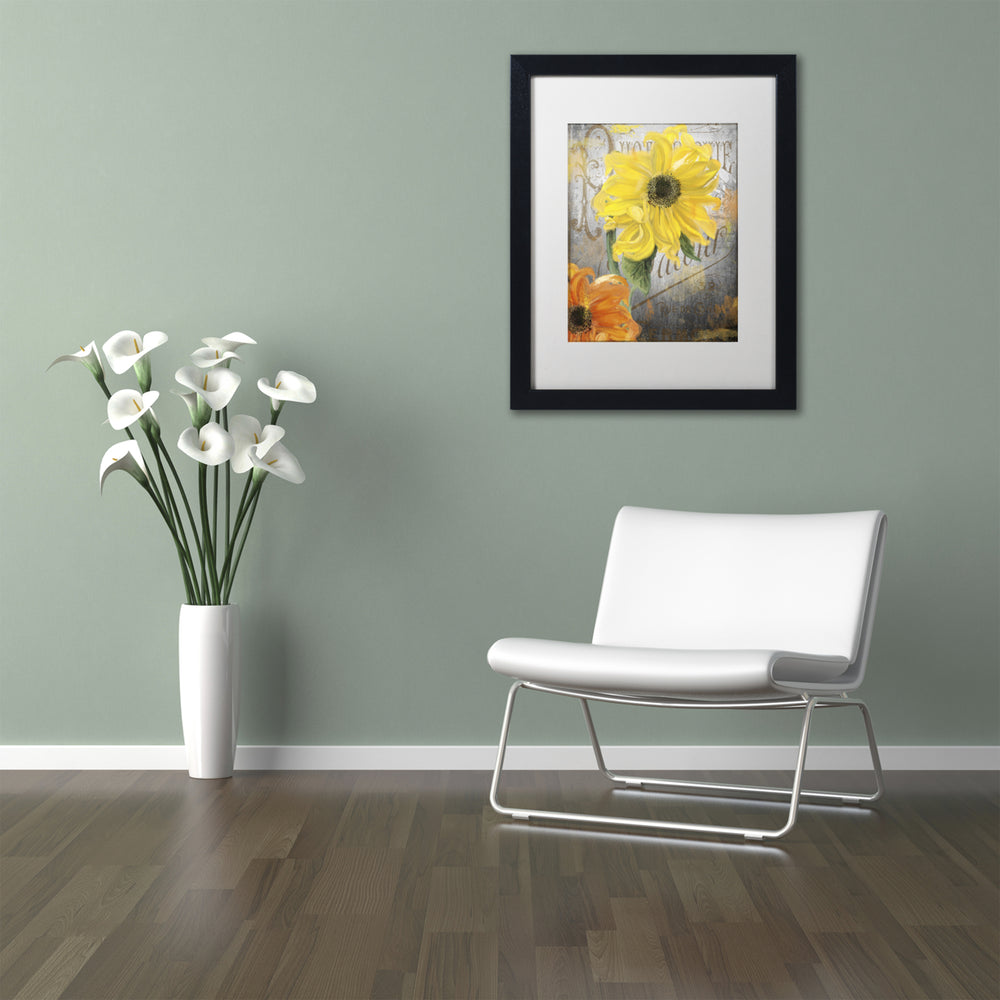 Color Bakery Sunflower Studio Black Wooden Framed Art 18 x 22 Inches Image 2