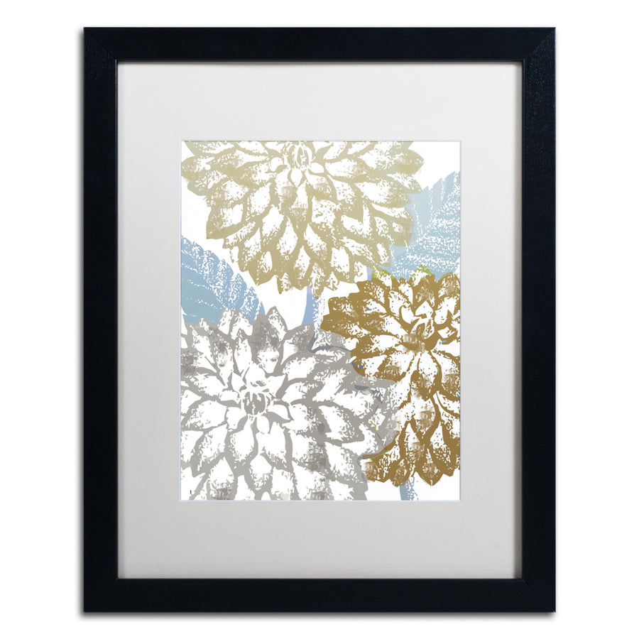 Color Bakery Sea Dahlias II Black Wooden Framed Art 18 x 22 Inches Image 1