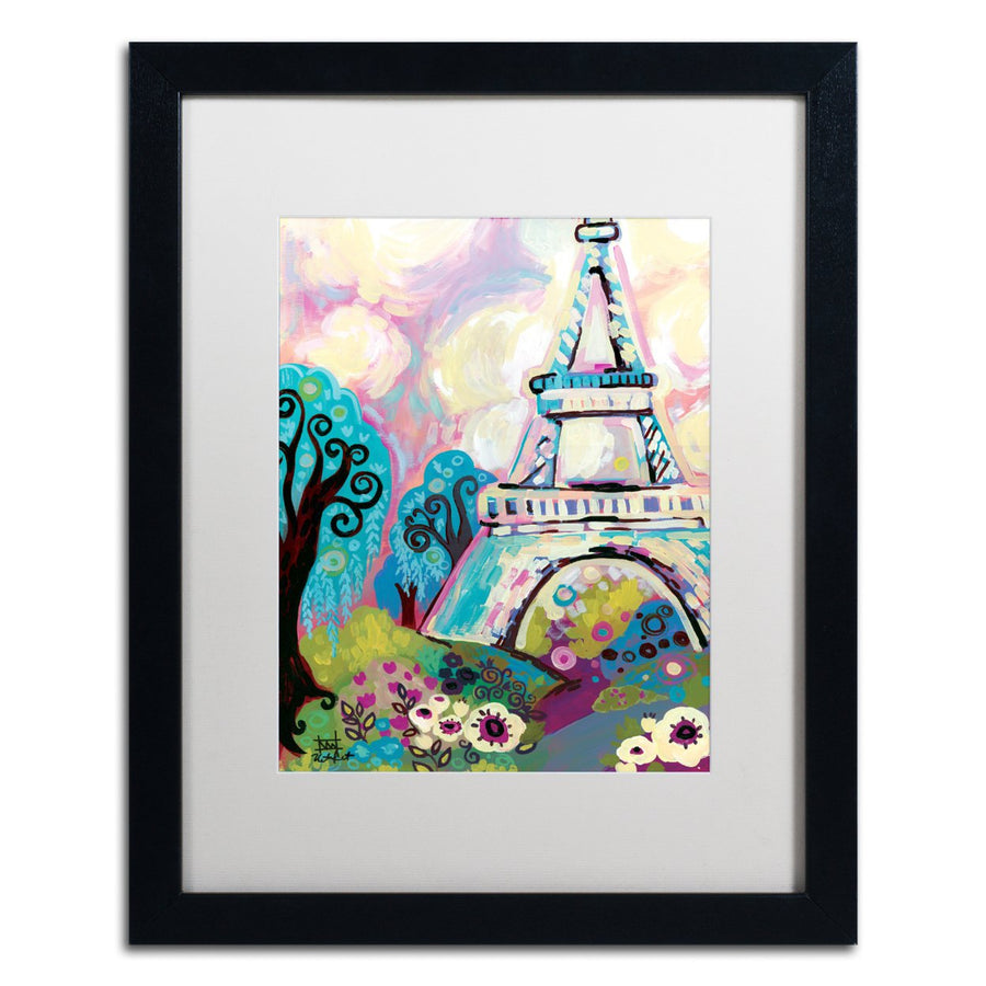 Natasha Wescoat La Dame De Fer Black Wooden Framed Art 18 x 22 Inches Image 1