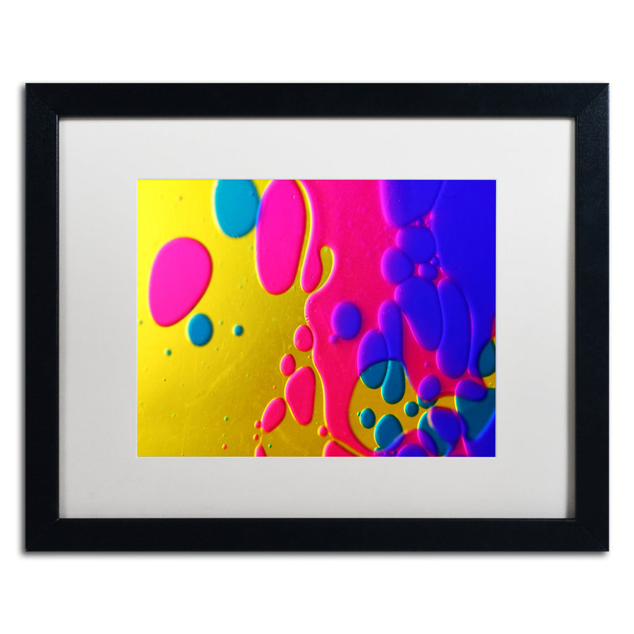 Beata Czyzowska Young Colour Fun II Black Wooden Framed Art 18 x 22 Inches Image 1