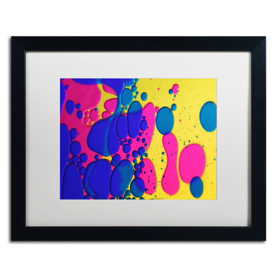 Beata Czyzowska Young Colour Fun III Black Wooden Framed Art 18 x 22 Inches Image 1