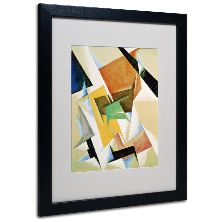 Lyubov Popova Composition 1921 Black Wooden Framed Art 18 x 22 Inches Image 1