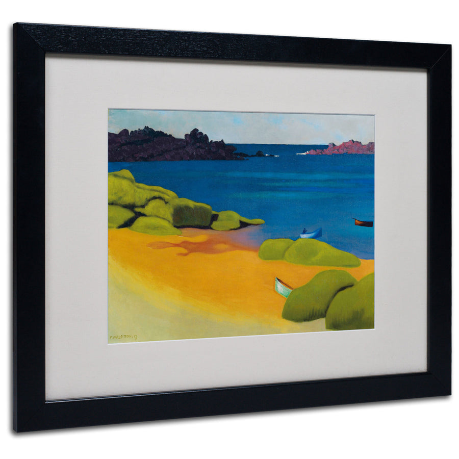 Felix Vallotton Bay of Tregastel 1917 Black Wooden Framed Art 18 x 22 Inches Image 1