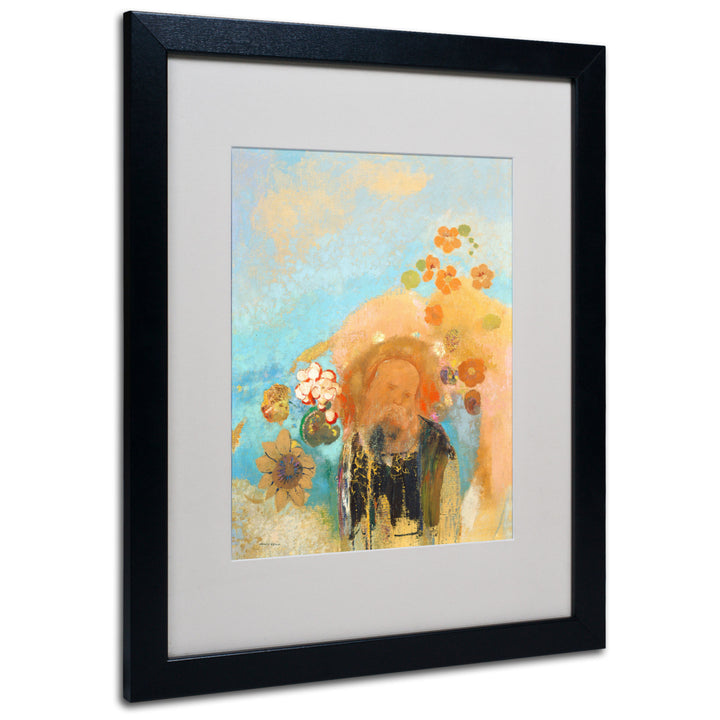 Odilon Redon Evocation of Roussel 1912 Black Wooden Framed Art 18 x 22 Inches Image 1