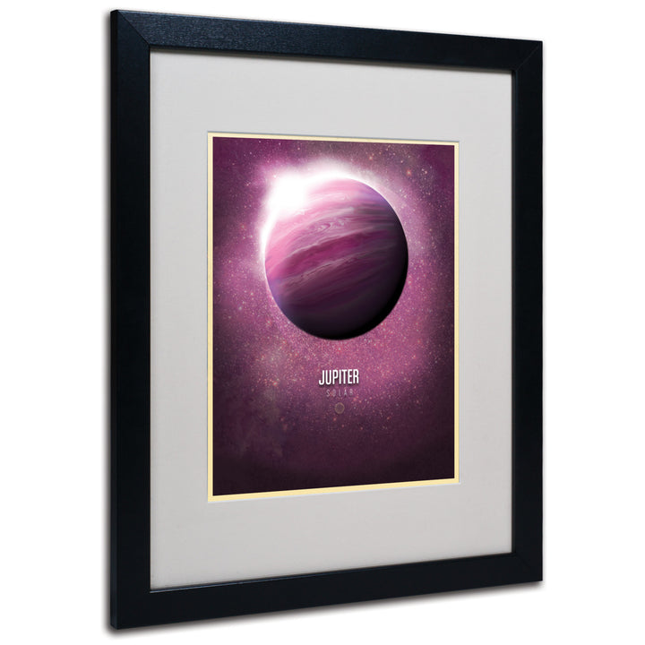 Christian Jackson Jupiter Black Wooden Framed Art 18 x 22 Inches Image 1