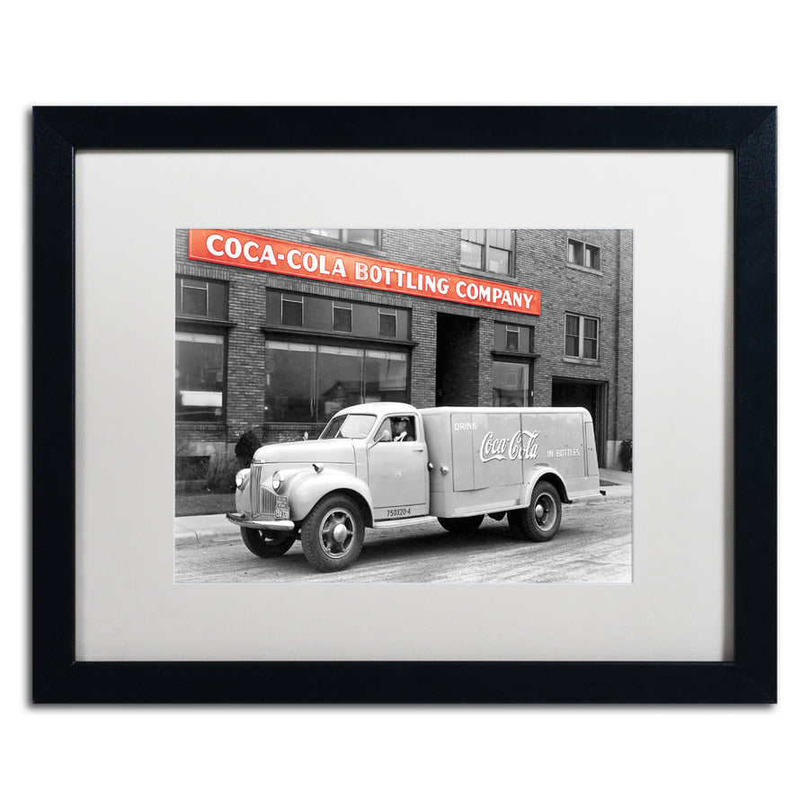 Coca Cola Color Splash Vintage Photography 11 Black Wooden Framed Art 18 x 22 Inches Image 1