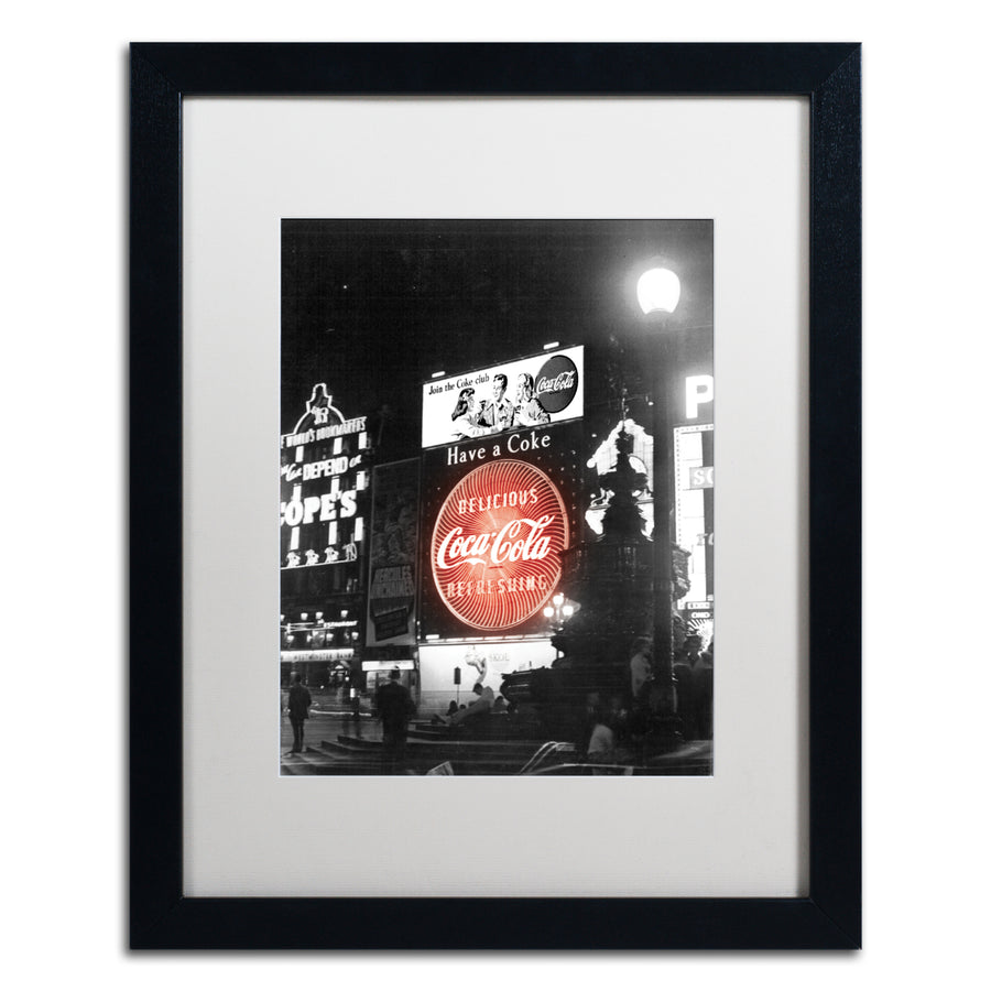 Coca Cola Color Splash Vintage Photography 1 Black Wooden Framed Art 18 x 22 Inches Image 1