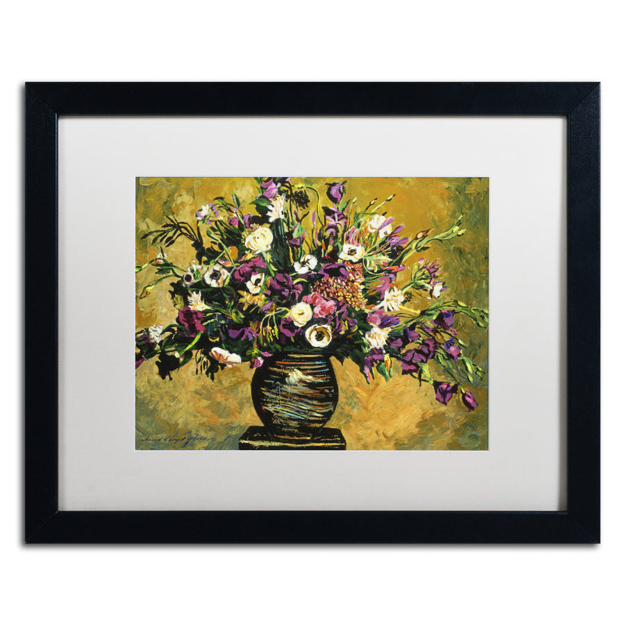 David Lloyd Glover Renaissance Still Life Black Wooden Framed Art 18 x 22 Inches Image 1