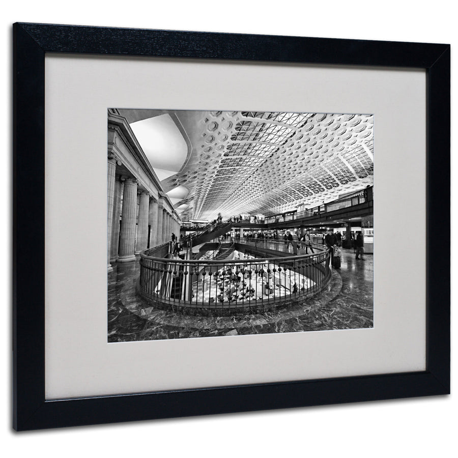 Gregory OHanlon Union Station Shops Black Wooden Framed Art 18 x 22 Inches Image 1