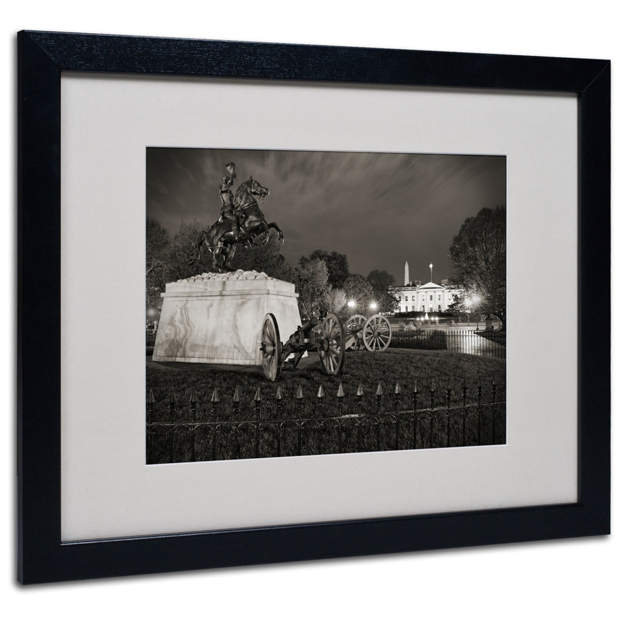 Gregory OHanlon Lafayette Square Black Wooden Framed Art 18 x 22 Inches Image 1