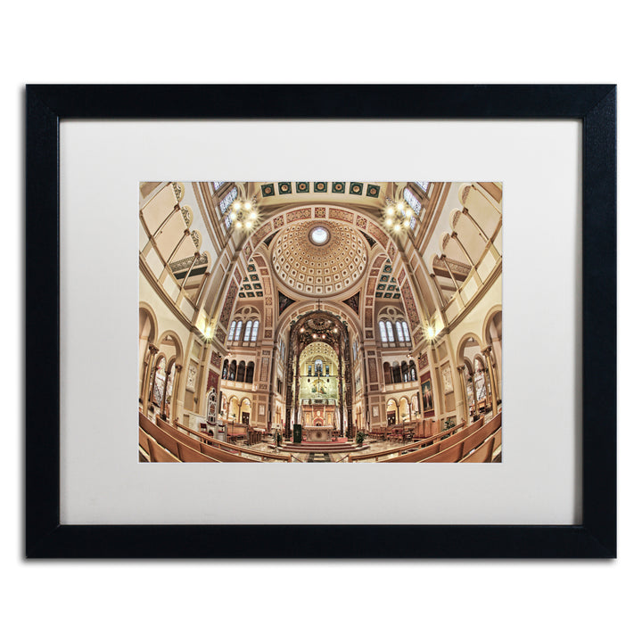 Gregory OHanlon Franciscan Monastery Black Wooden Framed Art 18 x 22 Inches Image 1