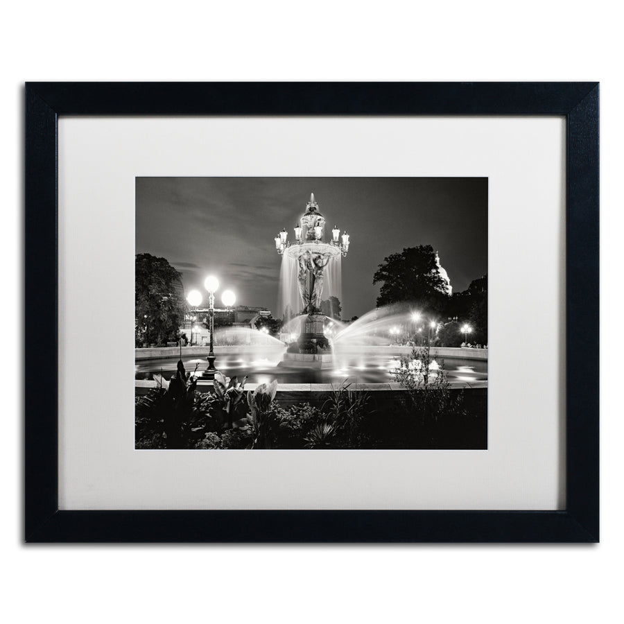 Gregory OHanlon Bartholdi Park Black Wooden Framed Art 18 x 22 Inches Image 1