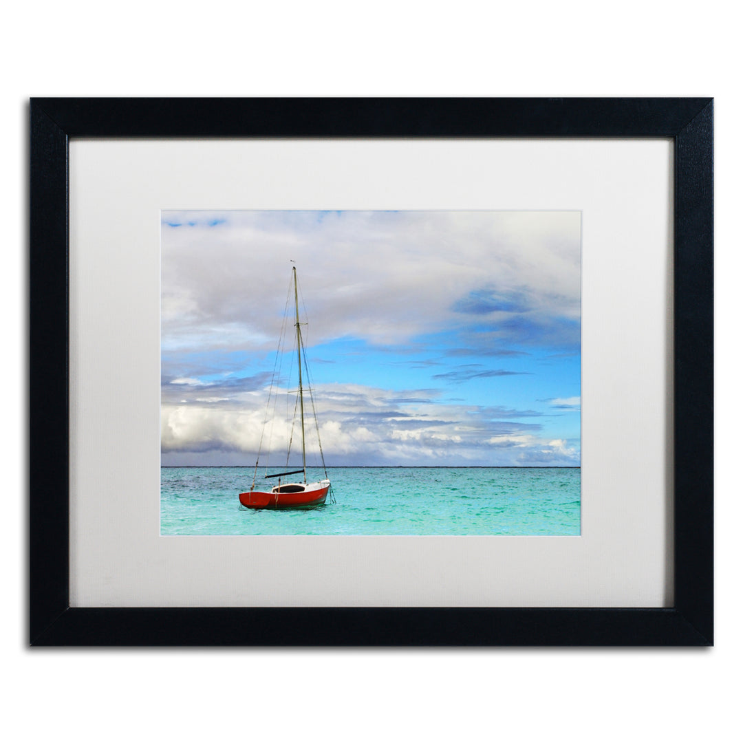 Jason Shaffer Hawaii 3 Black Wooden Framed Art 18 x 22 Inches Image 1