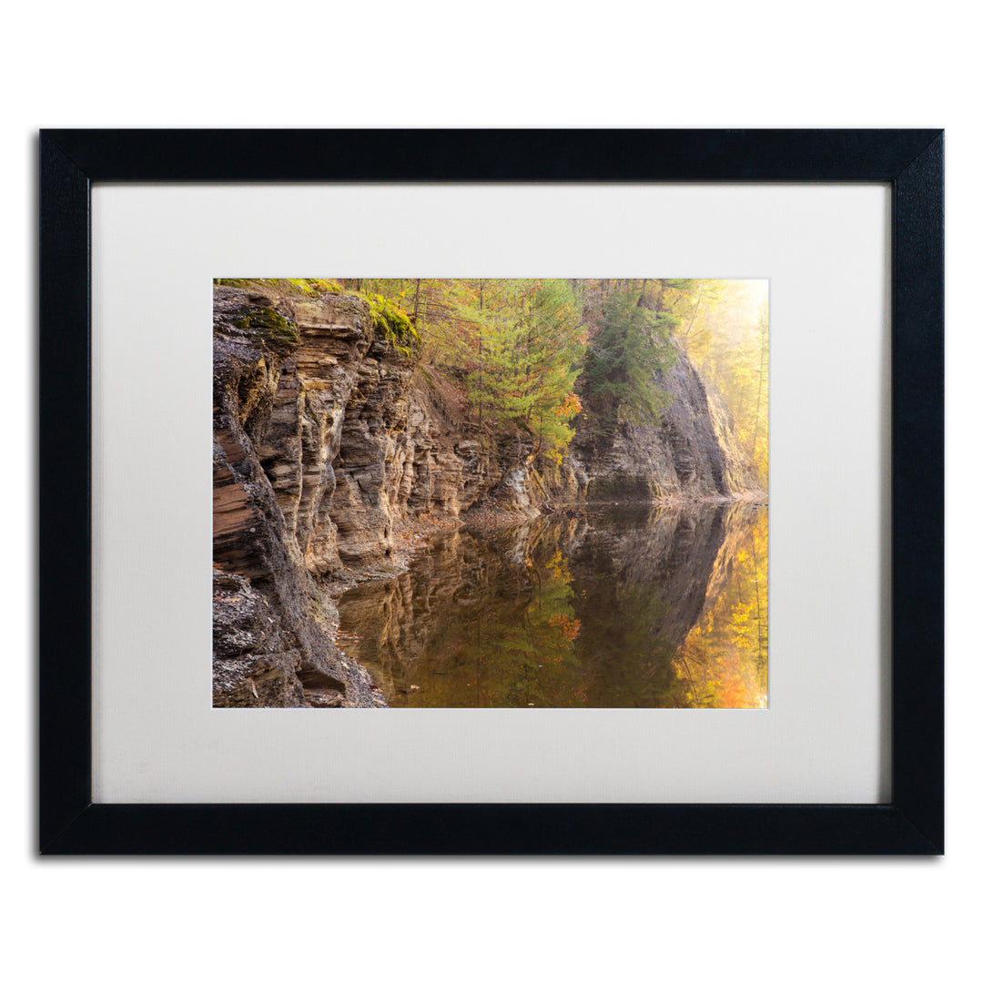 Jason Shaffer Peasley Hollow 2 Black Wooden Framed Art 18 x 22 Inches Image 1