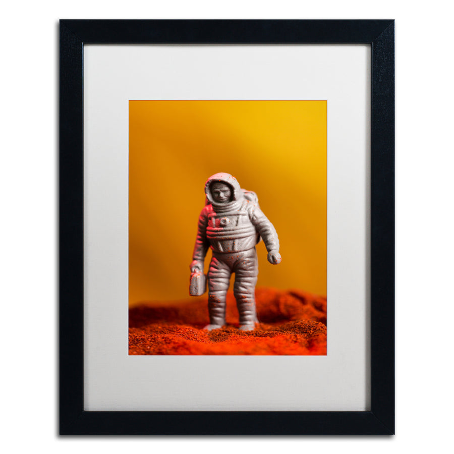 Jason Shaffer Spaceman Black Wooden Framed Art 18 x 22 Inches Image 1