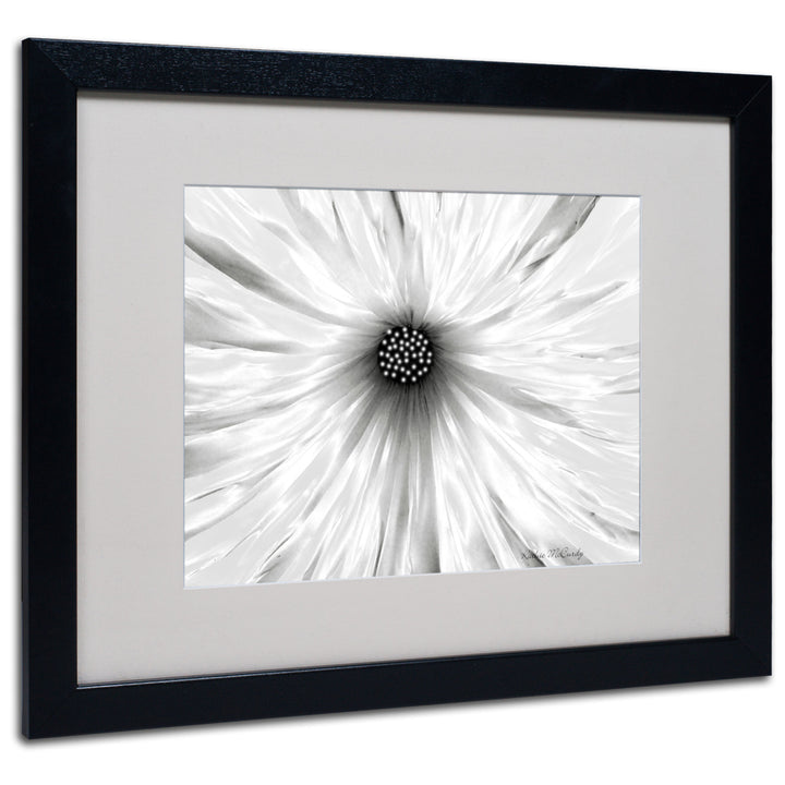 Kathie McCurdy White Garden Black Wooden Framed Art 18 x 22 Inches Image 1