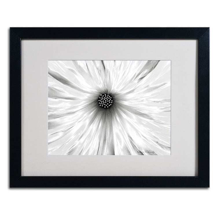 Kathie McCurdy White Garden Black Wooden Framed Art 18 x 22 Inches Image 2