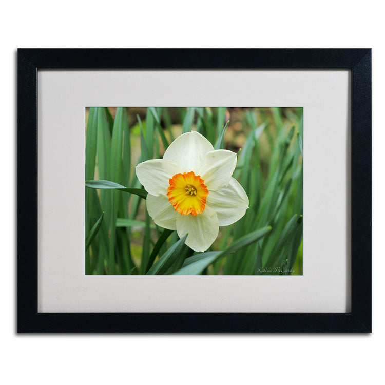 Kathie McCurdy Furnace Run Daffodil Black Wooden Framed Art 18 x 22 Inches Image 2