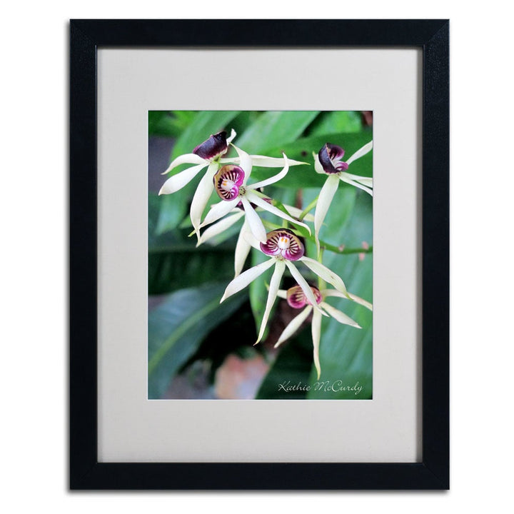 Kathie McCurdy Orchids II Black Wooden Framed Art 18 x 22 Inches Image 3