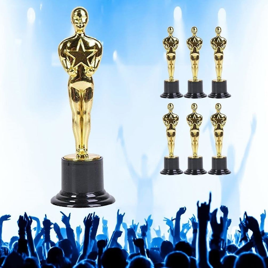 Millennial Participation Gold Trophy 6pk 1 WINNER! Ceremony Party Favor Novelty Image 1