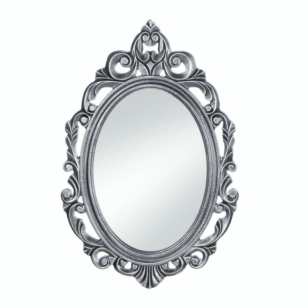 SILVER ROYAL CROWN WALL MIRROR Image 1