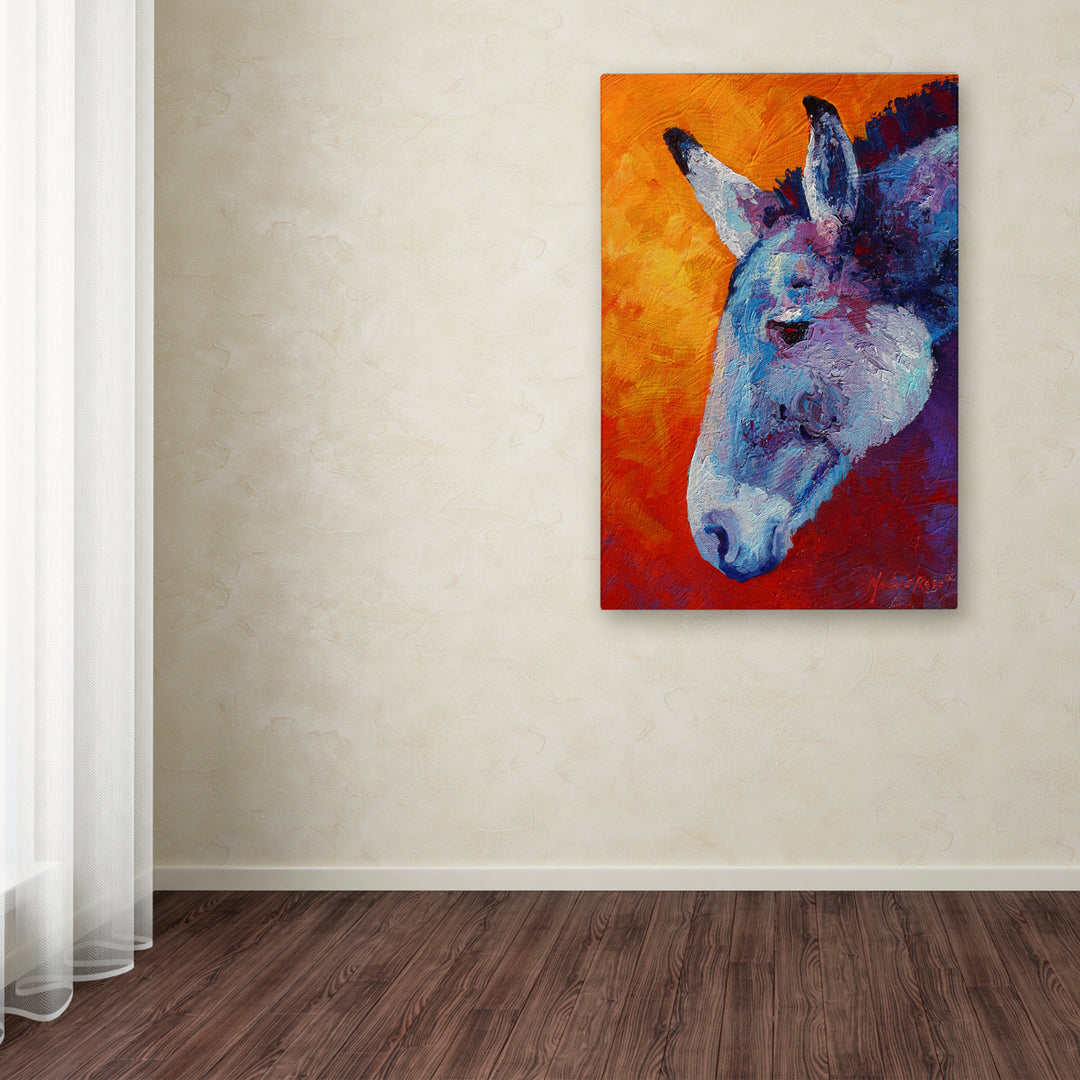 Marion Rose Burro IV Ready to Hang Canvas Art 12 x 19 Inches Made in USA Image 3