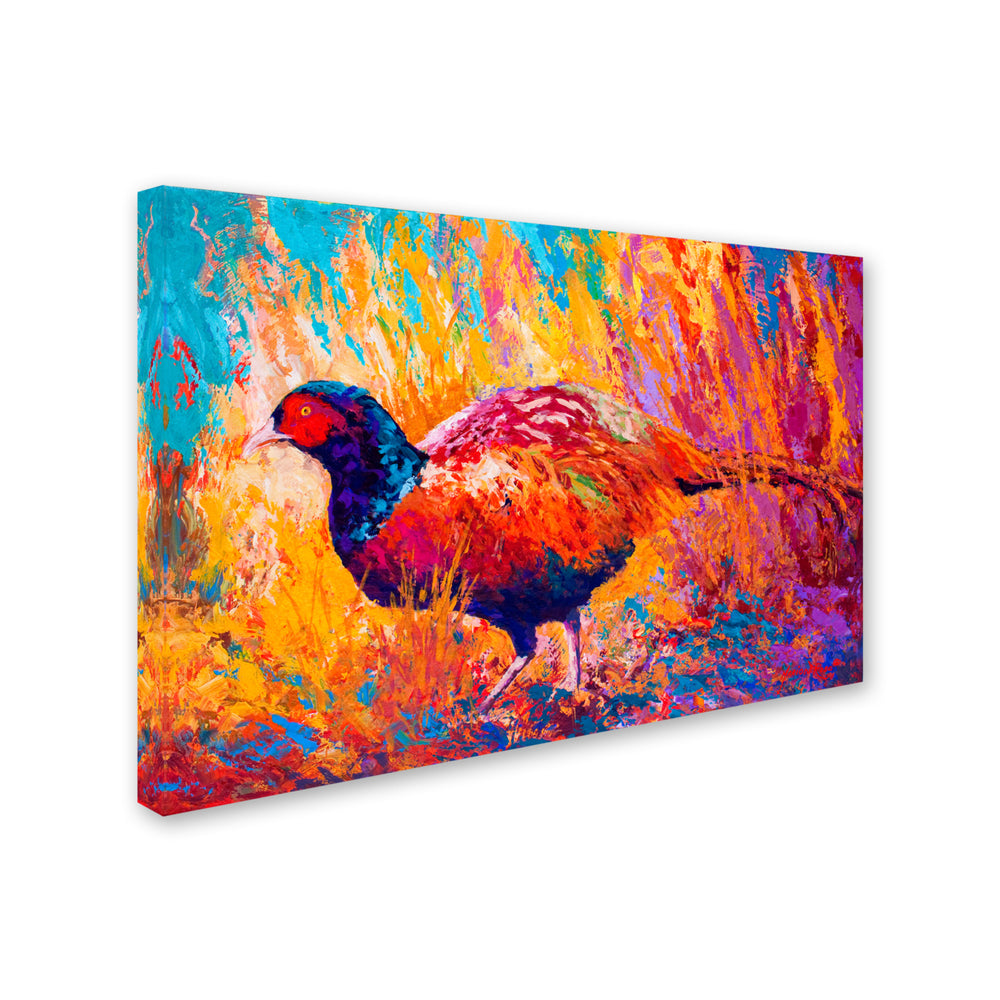 Marion Rose Pheasant Ready to Hang Canvas Art 12 x 19 Inches Made in USA Image 2