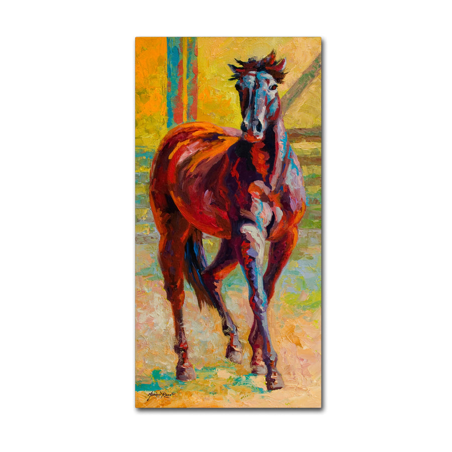 Marion Rose Corral Boss Ready to Hang Canvas Art 12 x 24 Inches Made in USA Image 1