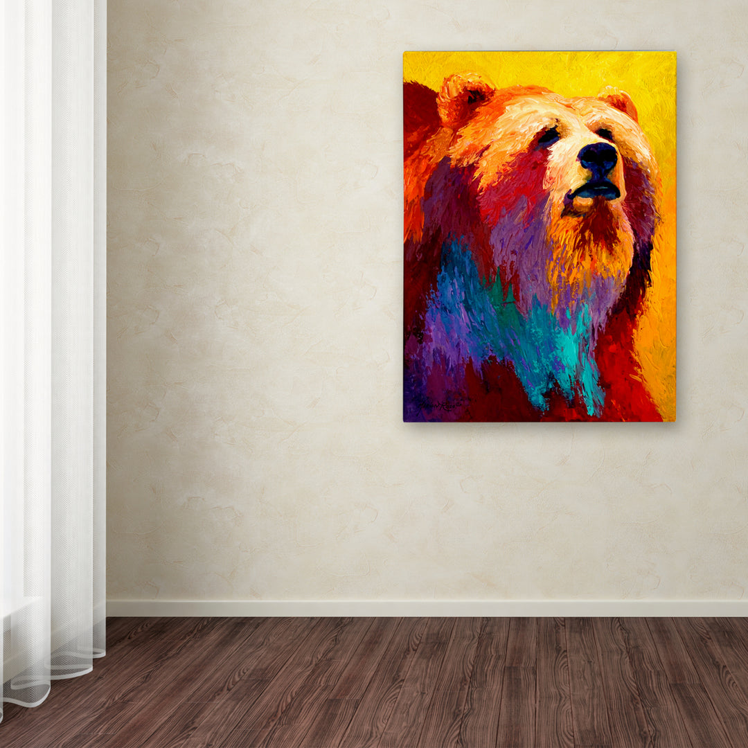 Marion Rose Ab Grizz III Ready to Hang Canvas Art 14 x 19 Inches Made in USA Image 3