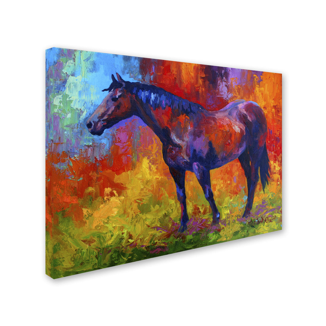 Marion Rose Bay Mare I Ready to Hang Canvas Art 14 x 19 Inches Made in USA Image 2