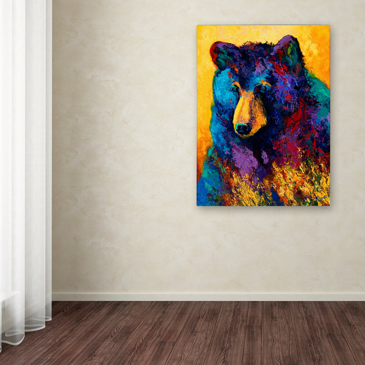 Marion Rose Bear Pause Ready to Hang Canvas Art 14 x 19 Inches Made in USA Image 3