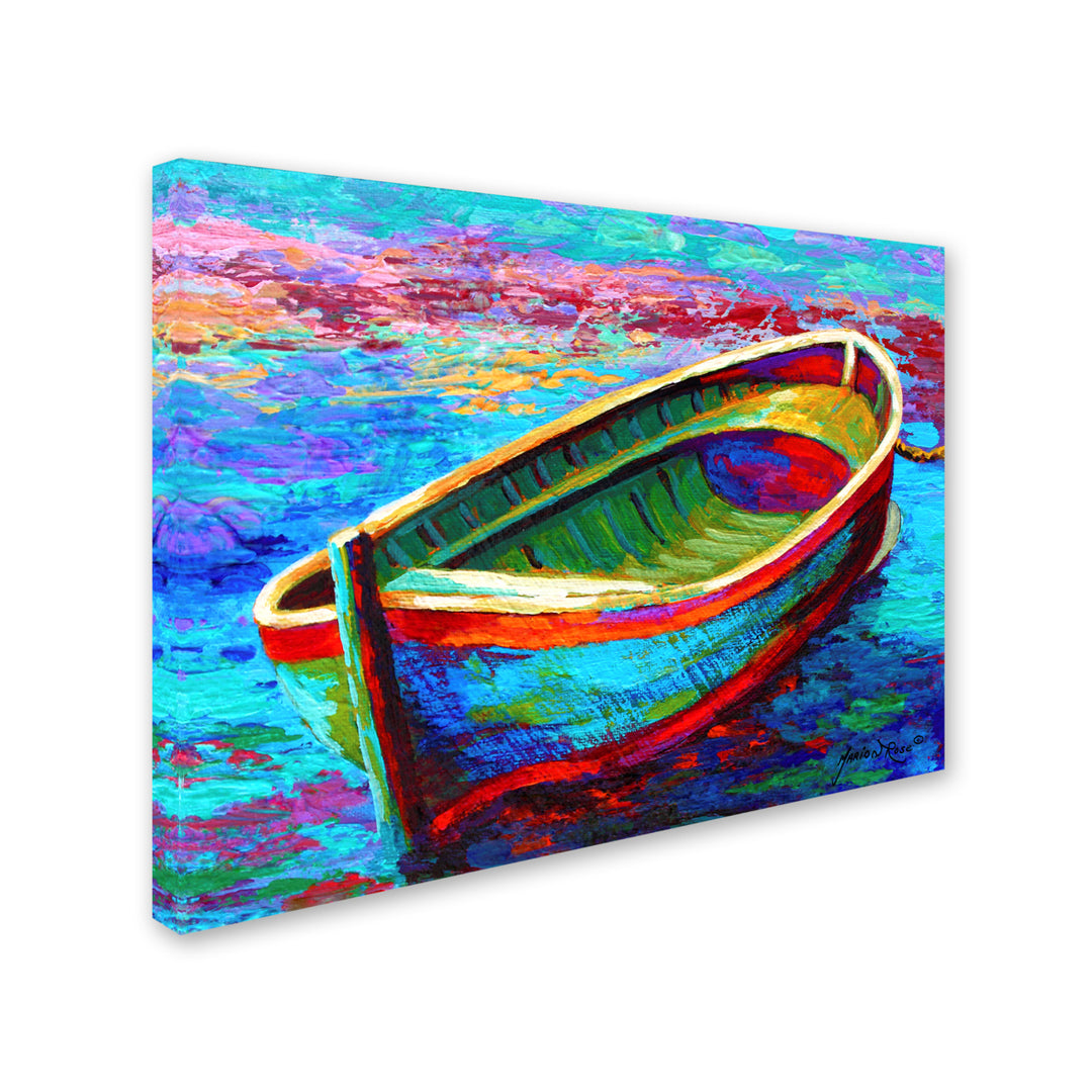 Marion Rose Boat 9 Ready to Hang Canvas Art 14 x 19 Inches Made in USA Image 2