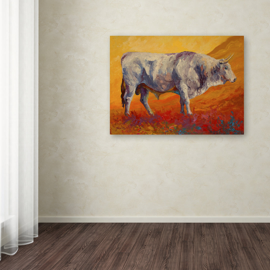 Marion Rose Bull Market Ready to Hang Canvas Art 14 x 19 Inches Made in USA Image 3