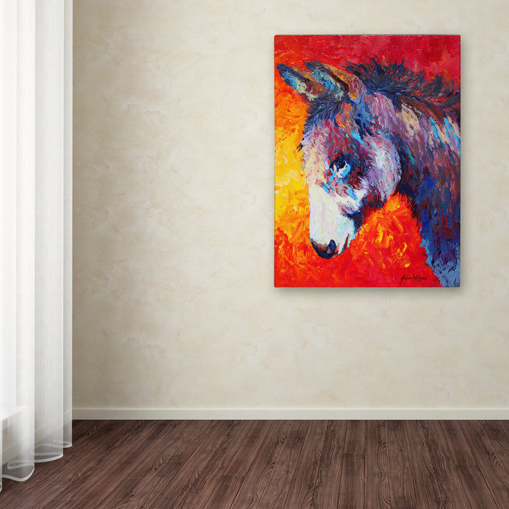 Marion Rose Donkey V Ready to Hang Canvas Art 14 x 19 Inches Made in USA Image 3