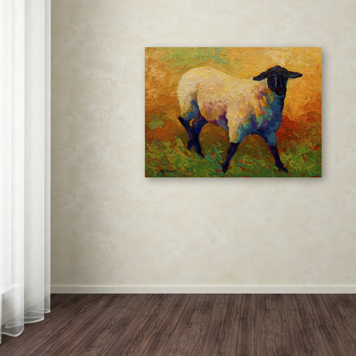 Marion Rose Ewe Portrait IV Ready to Hang Canvas Art 14 x 19 Inches Made in USA Image 3