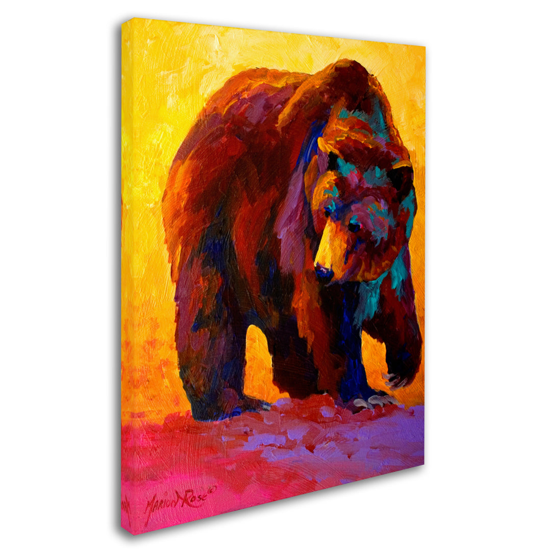 Marion Rose My Fish Grizz Ready to Hang Canvas Art 14 x 19 Inches Made in USA Image 2