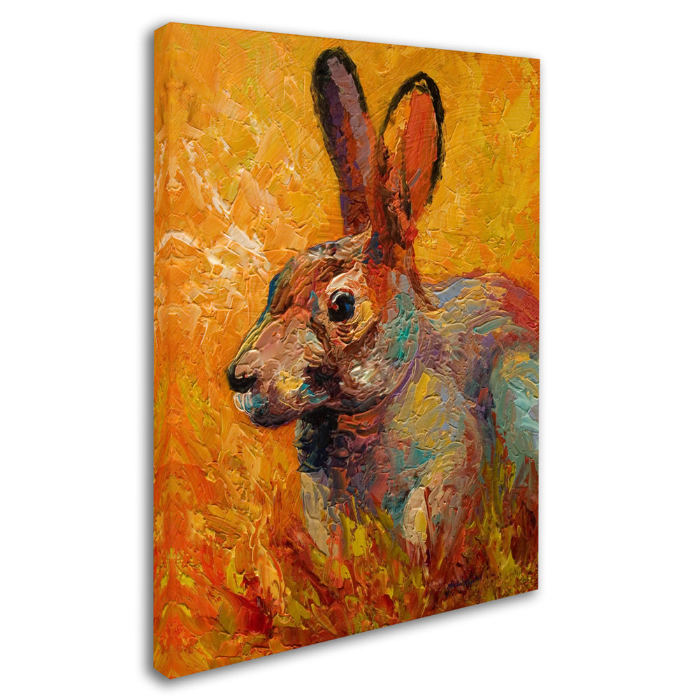 Marion Rose Rabbit III Ready to Hang Canvas Art 14 x 19 Inches Made in USA Image 2