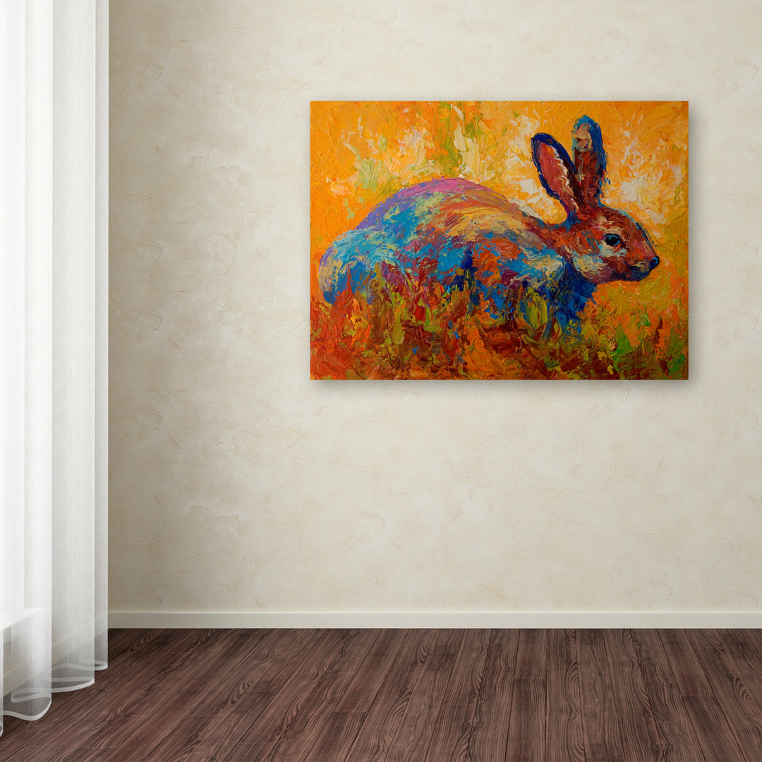 Marion Rose Rabbit II Ready to Hang Canvas Art 14 x 19 Inches Made in USA Image 3