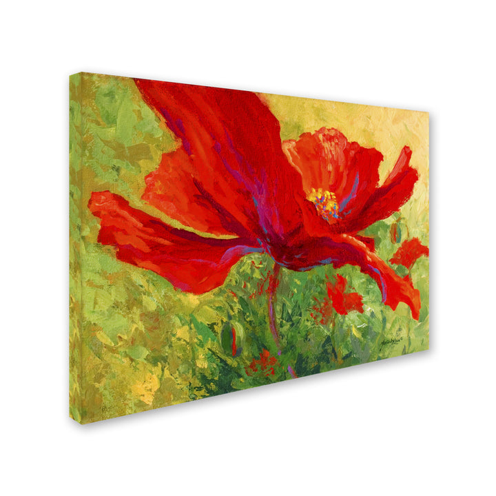 Marion Rose Red Poppy I Ready to Hang Canvas Art 14 x 19 Inches Made in USA Image 2