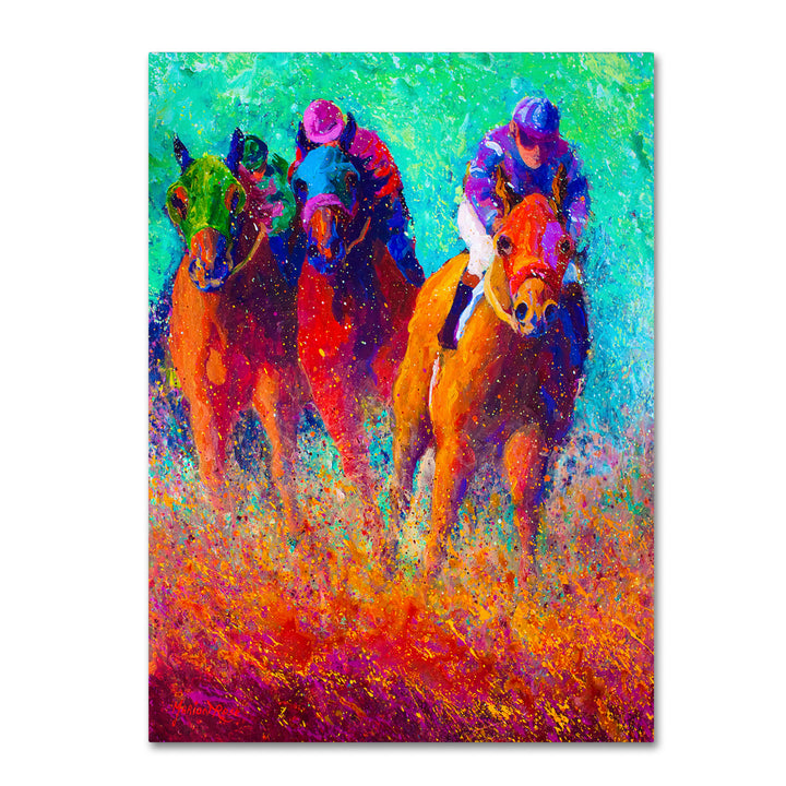 Marion Rose Thundering Hooves Ready to Hang Canvas Art 14 x 19 Inches Made in USA Image 1