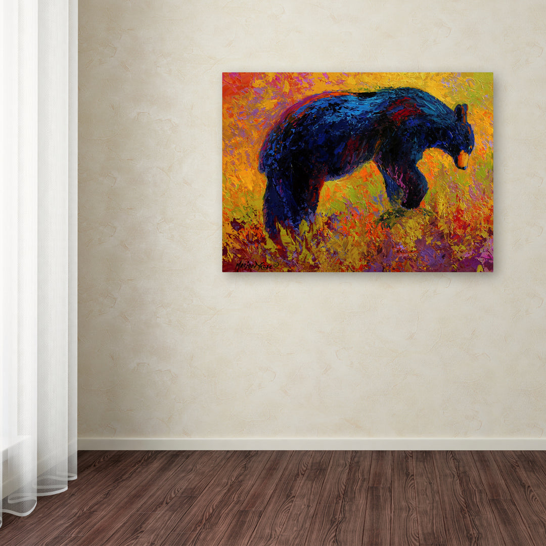 Marion Rose Young Adventurer Black Bear Ready to Hang Canvas Art 14 x 19 Inches Made in USA Image 3