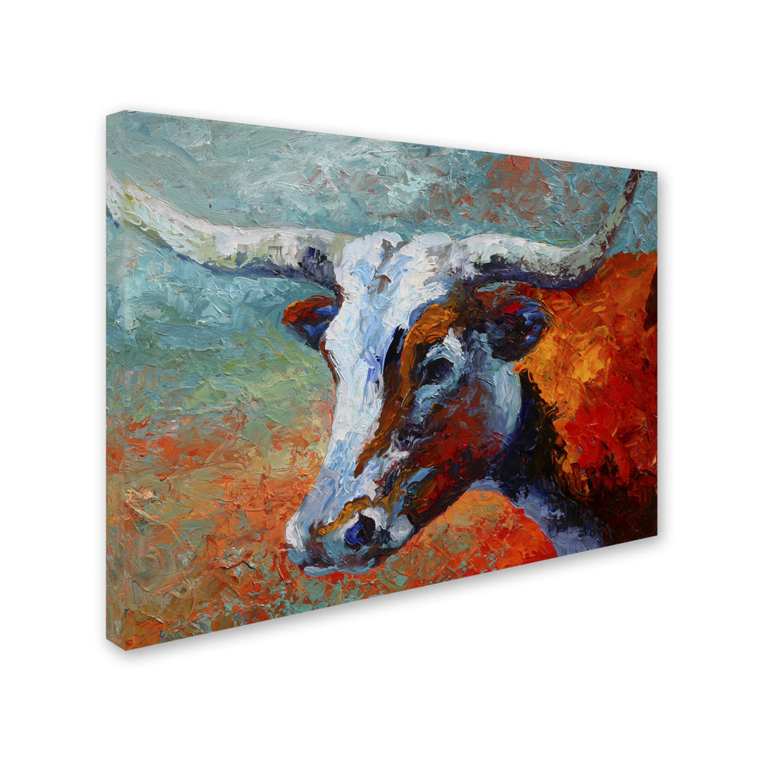 Marion Rose Young Longhorn Ready to Hang Canvas Art 14 x 19 Inches Made in USA Image 2