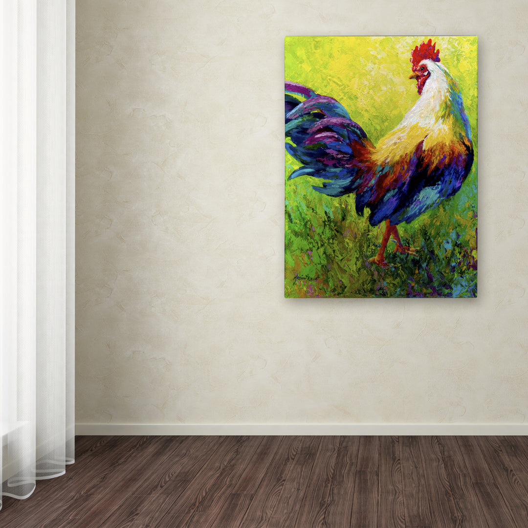 Marion Rose CEO Rooster Ready to Hang Canvas Art 18 x 24 Inches Made in USA Image 3