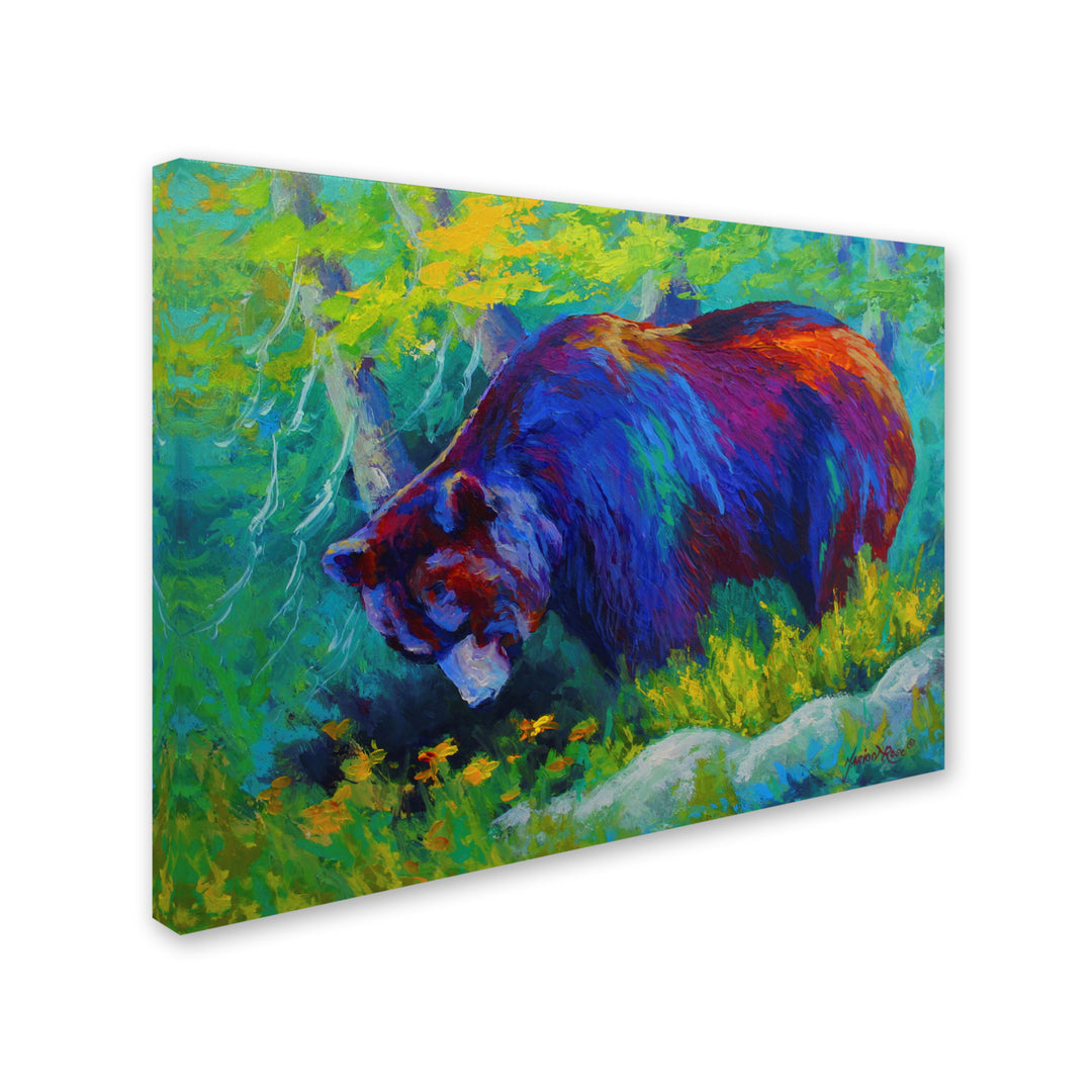 Marion Rose Dandelions For Dinner Grizz Ready to Hang Canvas Art 18 x 24 Inches Made in USA Image 2