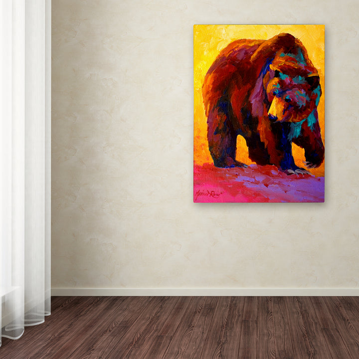 Marion Rose My Fish Grizz Ready to Hang Canvas Art 18 x 24 Inches Made in USA Image 3