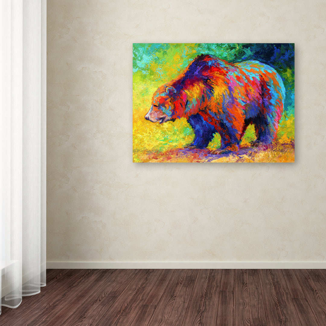 Marion Rose  Grizz Ready to Hang Canvas Art 18 x 24 Inches Made in USA Image 3