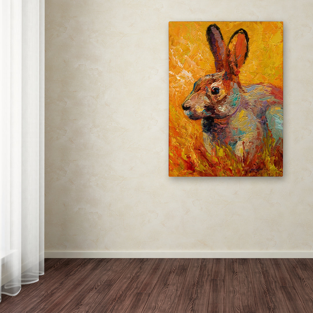 Marion Rose Rabbit III Ready to Hang Canvas Art 18 x 24 Inches Made in USA Image 3